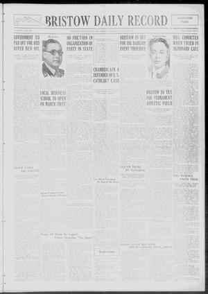 Bristow Daily Record (Bristow, Okla.), Vol. 4, No. 259, Ed. 1 Wednesday, February 24, 1926