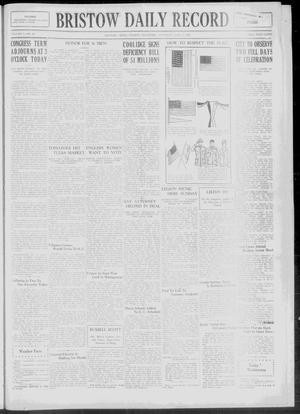 Bristow Daily Record (Bristow, Okla.), Vol. 5, No. 61, Ed. 1 Saturday, July 3, 1926