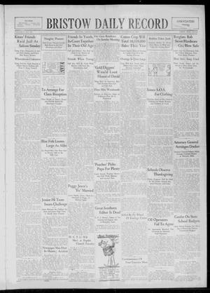 Bristow Daily Record (Bristow, Okla.), Vol. 5, No. 180, Ed. 1 Monday, November 22, 1926