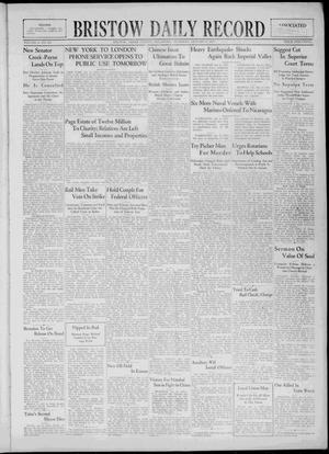 Bristow Daily Record (Bristow, Okla.), Vol. 5, No. 219, Ed. 1 Thursday, January 6, 1927