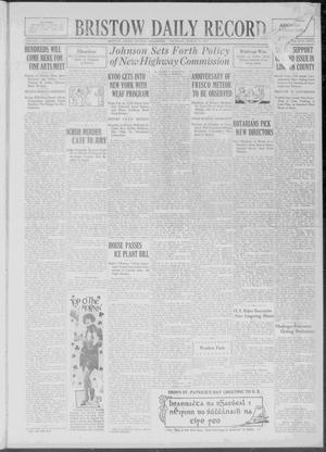 Bristow Daily Record (Bristow, Okla.), Vol. 5, No. 279, Ed. 1 Thursday, March 17, 1927