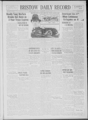 Bristow Daily Record (Bristow, Okla.), Vol. 5, No. 285, Ed. 1 Thursday, March 24, 1927