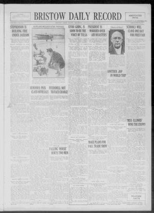 Bristow Daily Record (Bristow, Okla.), Vol. 6, No. 121, Ed. 1 Saturday, September 10, 1927