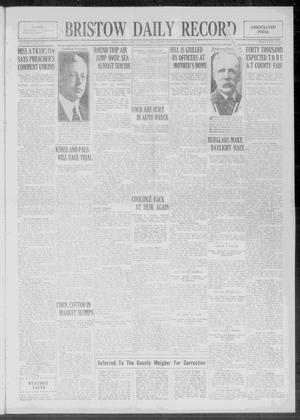 Bristow Daily Record (Bristow, Okla.), Vol. 6, No. 122, Ed. 1 Monday, September 12, 1927
