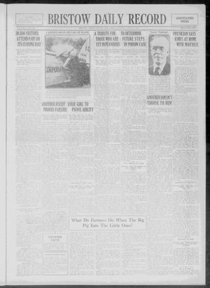 Bristow Daily Record (Bristow, Okla.), Vol. 6, No. 127, Ed. 1 Saturday, September 17, 1927