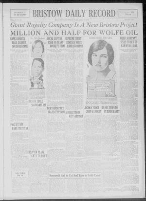 Bristow Daily Record (Bristow, Okla.), Vol. 6, No. 234, Ed. 1 Tuesday, January 24, 1928