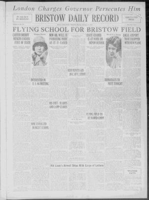 Bristow Daily Record (Bristow, Okla.), Vol. 6, No. 257, Ed. 1 Monday, February 20, 1928