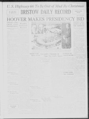Bristow Daily Record (Bristow, Okla.), Vol. 7, No. 94, Ed. 1 Saturday, August 11, 1928