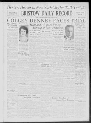 Bristow Daily Record (Bristow, Okla.), Vol. 7, No. 154, Ed. 1 Monday, October 22, 1928
