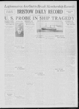 Bristow Daily Record (Bristow, Okla.), Vol. 7, No. 175, Ed. 1 Thursday, November 15, 1928