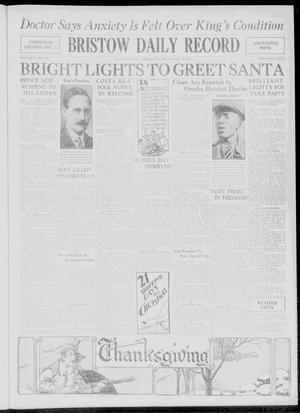 Bristow Daily Record (Bristow, Okla.), Vol. 7, No. 186, Ed. 1 Wednesday, November 28, 1928