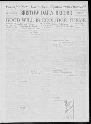 Bristow Daily Record (Bristow, Okla.), Vol. 7, No. 196, Ed. 1 Monday, December 10, 1928