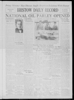 Bristow Daily Record (Bristow, Okla.), Vol. 8, No. 40, Ed. 1 Monday, June 10, 1929