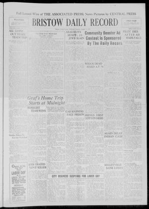 Bristow Daily Record (Bristow, Okla.), Vol. 8, No. 110, Ed. 1 Saturday, August 31, 1929