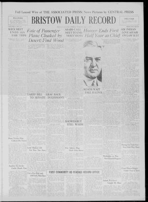 Bristow Daily Record (Bristow, Okla.), Vol. 8, No. 112, Ed. 1 Wednesday, September 4, 1929