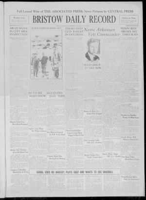 Bristow Daily Record (Bristow, Okla.), Vol. 8, No. 137, Ed. 1 Thursday, October 3, 1929