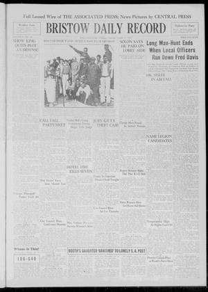 Bristow Daily Record (Bristow, Okla.), Vol. 8, No. 149, Ed. 1 Thursday, October 17, 1929