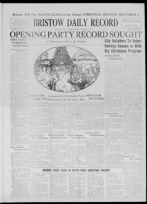 Bristow Daily Record (Bristow, Okla.), Vol. 8, No. 189, Ed. 1 Wednesday, December 4, 1929
