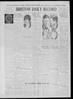 Bristow Daily Record (Bristow, Okla.), Vol. 9, No. 11, Ed. 1 Tuesday, May 6, 1930