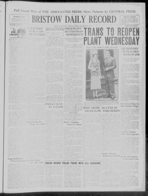 Bristow Daily Record (Bristow, Okla.), Vol. 9, No. 136, Ed. 1 Tuesday, September 30, 1930