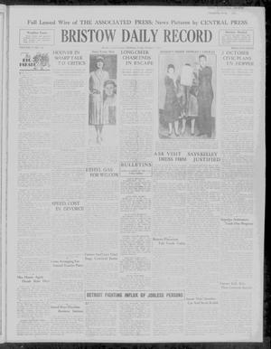 Bristow Daily Record (Bristow, Okla.), Vol. 9, No. 139, Ed. 1 Friday, October 3, 1930