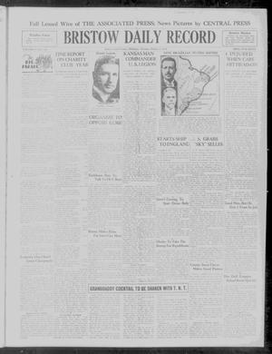Bristow Daily Record (Bristow, Okla.), Vol. 9, No. 144, Ed. 1 Thursday, October 9, 1930