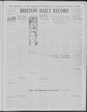 Bristow Daily Record (Bristow, Okla.), Vol. 9, No. 146, Ed. 1 Saturday, October 11, 1930