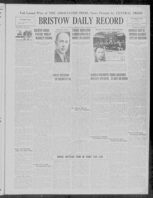 Bristow Daily Record (Bristow, Okla.), Vol. 9, No. 181, Ed. 1 Friday, November 21, 1930
