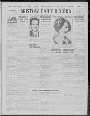 Bristow Daily Record (Bristow, Okla.), Vol. 9, No. 182, Ed. 1 Saturday, November 22, 1930
