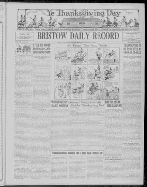Bristow Daily Record (Bristow, Okla.), Vol. 9, No. 185, Ed. 1 Wednesday, November 26, 1930