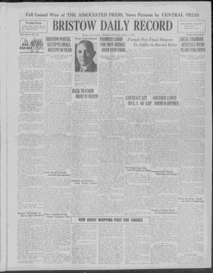 Bristow Daily Record (Bristow, Okla.), Vol. 9, No. 218, Ed. 1 Wednesday, January 7, 1931