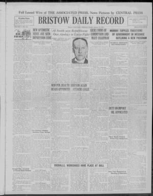 Bristow Daily Record (Bristow, Okla.), Vol. 9, No. 224, Ed. 1 Tuesday, January 13, 1931