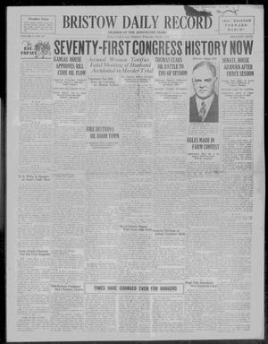 Bristow Daily Record (Bristow, Okla.), Vol. 9, No. 267, Ed. 1 Wednesday, March 4, 1931