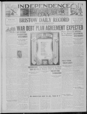 Bristow Daily Record (Bristow, Okla.), Vol. 10, No. 61, Ed. 1 Friday, July 3, 1931