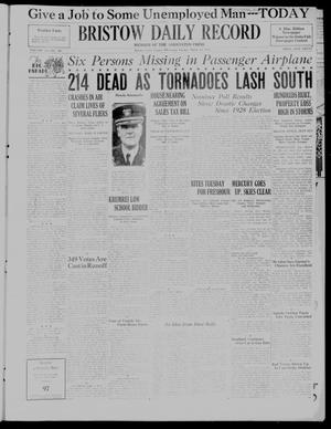 Bristow Daily Record (Bristow, Okla.), Vol. 10, No. 281, Ed. 1 Tuesday, March 22, 1932