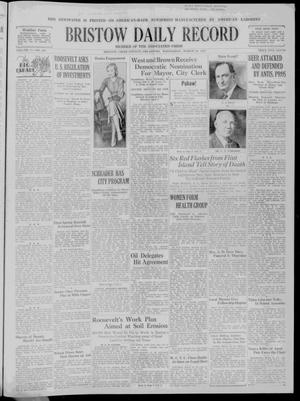 Bristow Daily Record (Bristow, Okla.), Vol. 11, No. 289, Ed. 1 Wednesday, March 29, 1933