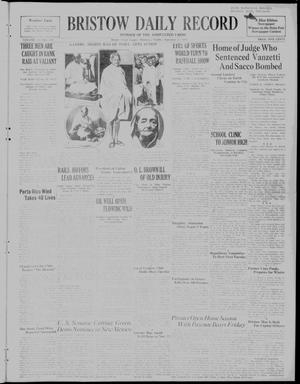 Bristow Daily Record (Bristow, Okla.), Vol. 11, No. 133, Ed. 1 Tuesday, September 27, 1932