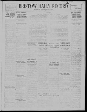 Bristow Daily Record (Bristow, Okla.), Vol. 11, No. 144, Ed. 1 Monday, October 10, 1932