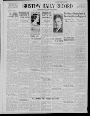 Bristow Daily Record (Bristow, Okla.), Vol. 12, No. 9, Ed. 1 Wednesday, May 3, 1933