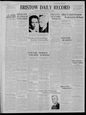 Bristow Daily Record (Bristow, Okla.), Vol. 12, No. 31, Ed. 1 Monday, May 29, 1933