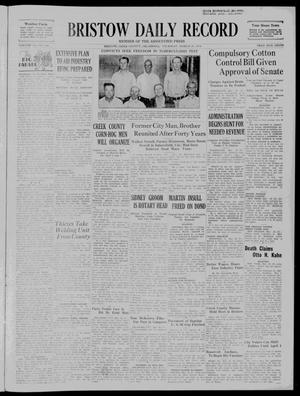 Bristow Daily Record (Bristow, Okla.), Vol. 12, No. 286, Ed. 1 Thursday, March 29, 1934