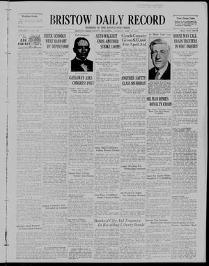 Bristow Daily Record (Bristow, Okla.), Vol. 12, No. 296, Ed. 1 Tuesday, April 10, 1934