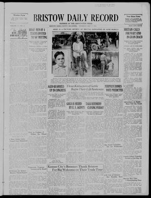 Bristow Daily Record (Bristow, Okla.), Vol. 13, No. 21, Ed. 1 Thursday, May 17, 1934