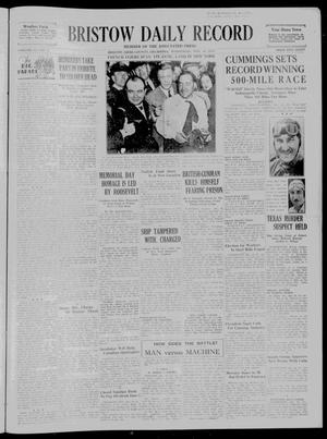 Bristow Daily Record (Bristow, Okla.), Vol. 13, No. 32, Ed. 1 Wednesday, May 30, 1934