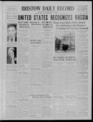 Bristow Daily Record (Bristow, Okla.), Vol. 12, No. 175, Ed. 1 Friday, November 17, 1933