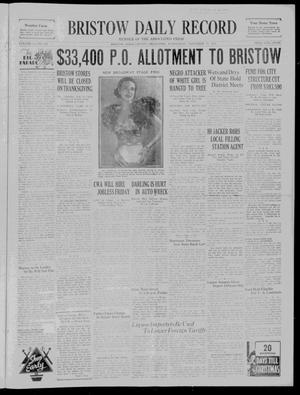 Bristow Daily Record (Bristow, Okla.), Vol. 12, No. 185, Ed. 1 Wednesday, November 29, 1933