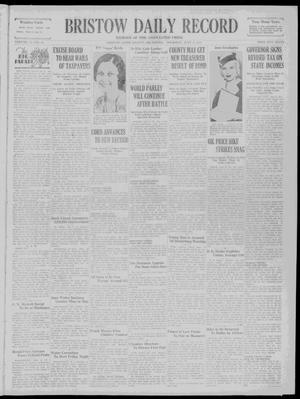 Bristow Daily Record (Bristow, Okla.), Vol. 12, No. 61, Ed. 1 Thursday, July 6, 1933