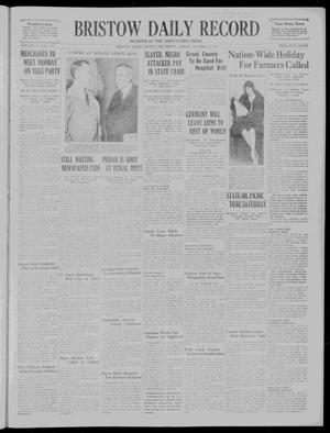 Bristow Daily Record (Bristow, Okla.), Vol. 12, No. 151, Ed. 1 Friday, October 20, 1933