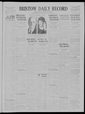 Bristow Daily Record (Bristow, Okla.), Vol. 12, No. 157, Ed. 1 Friday, October 27, 1933