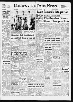 Holdenville Daily News (Holdenville, Okla.), Vol. 31, No. 254, Ed. 1 Friday, September 12, 1958
